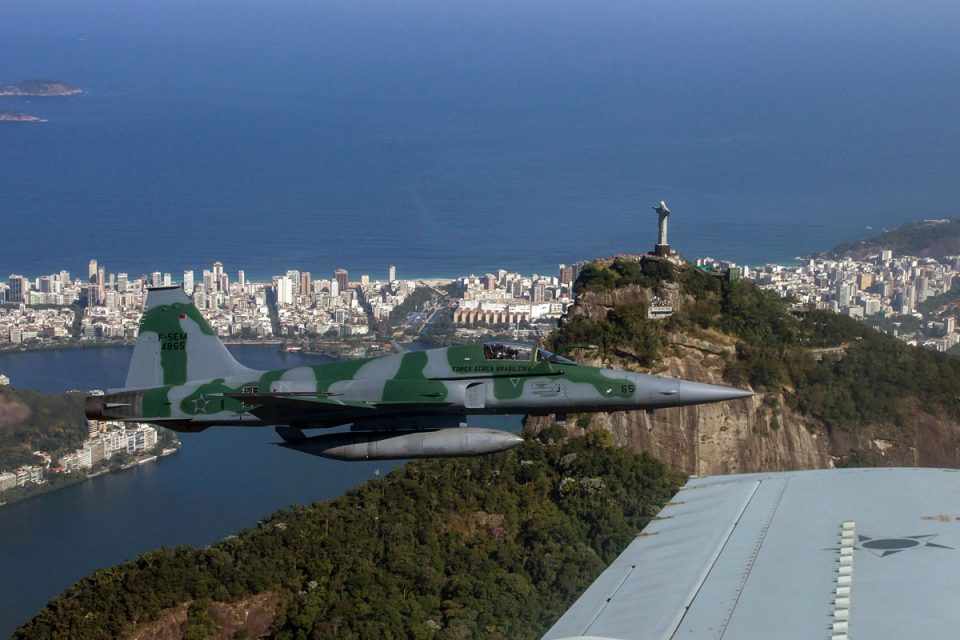 O F-5EM será o principal caça de defesa durante as Olimpíadas no Rio de Janeiro (FAB)