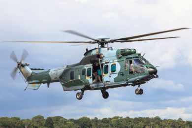 O H-36 Caracal é o maior helicóptero da Força Aérea Brasileira (FAB)