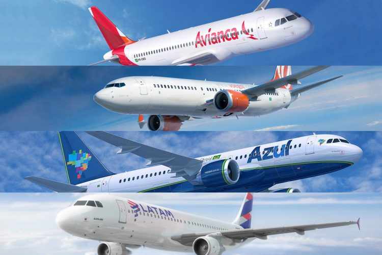 Das quatro grandes companhias aéreas brasileiras, três optaram pelo A320neo, já a Gol foi fiel à parceria com a Boeing (divulgação)