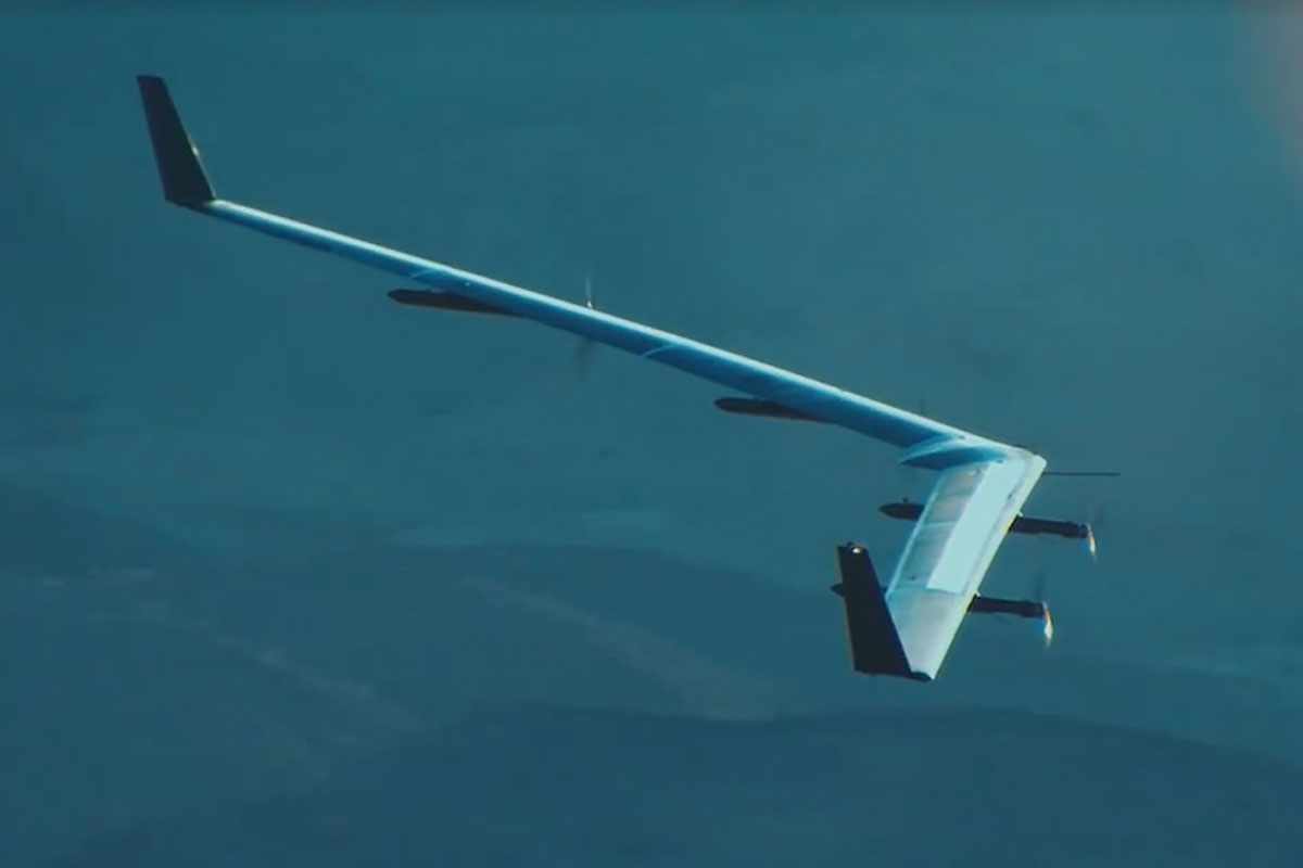 O Aquila é coberto por painéis solares e poderá voar a quase 20 mil metros de altitude (Divulgação)