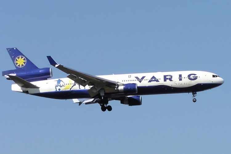 MD-11 da Varig com a nova pintura criada em 1996