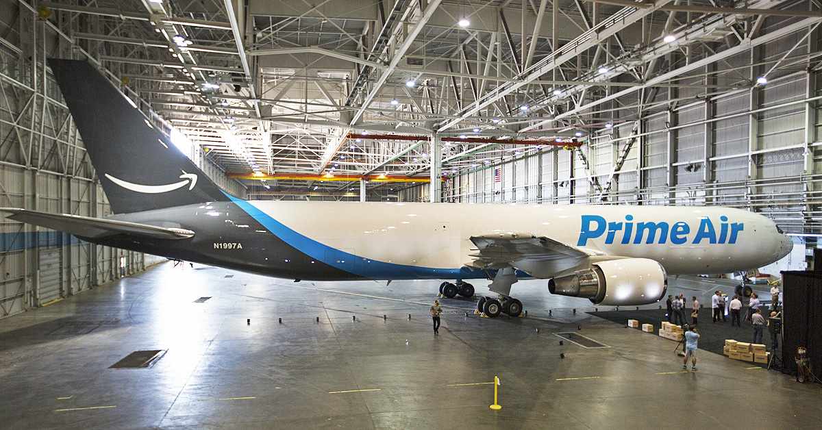 Amazon One, o primeiro avião da Prime Air, braço aéreo da Amazon