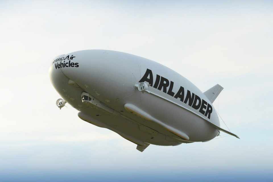 O Airlander 10 pode transportar até 10 toneladas de carga (Divulgação)