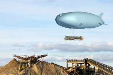 O Airlander 10 poderá ser utilizado como "guindaste" voador (Divulgação)