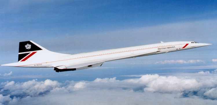 Concorde: aposentado, em 2003, jato europeu sofreu com proibição de voo sobre os EUA