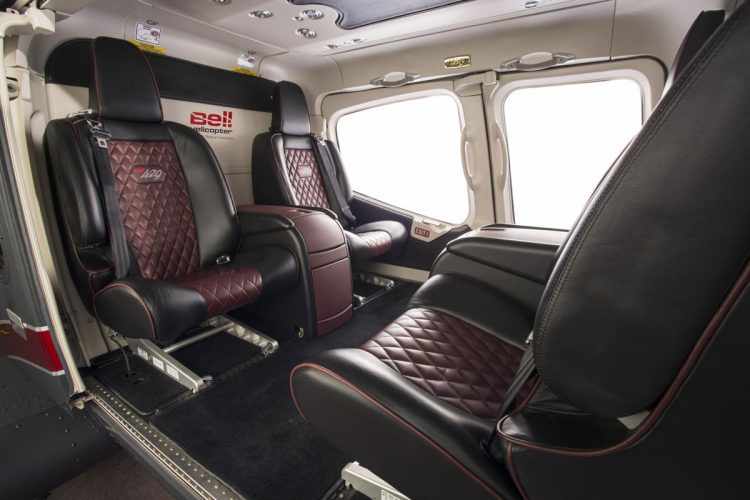 A versão de alto luxo do Global Ranger transporta quatro passageiros; a convencional leva sete (Divulgação)