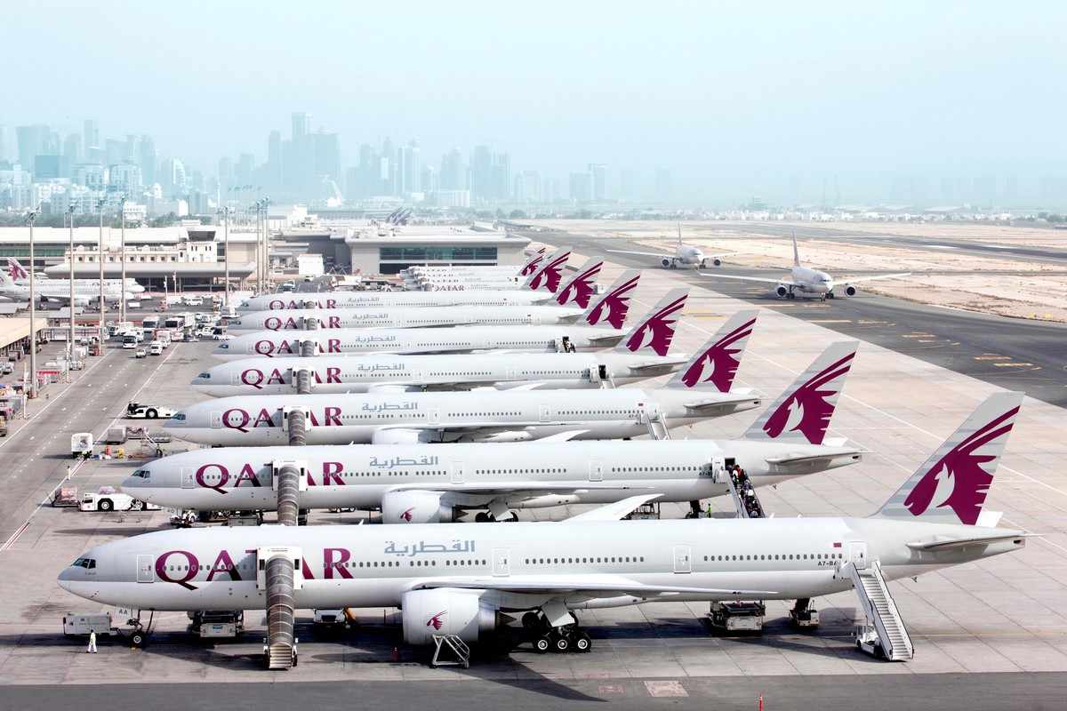 Frota de aeronaves da Qatar Airways