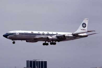 O Boeing 707 era o principal avião da Varig nos anos 1970, em rotas internacionais (Frank C. Duarte Jr)