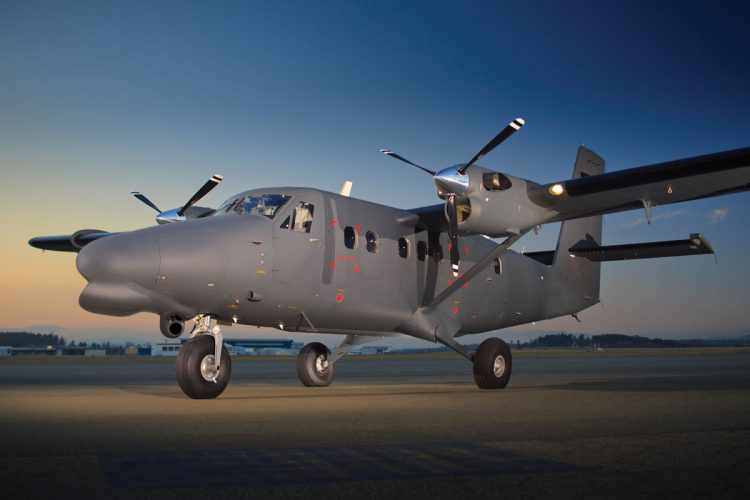 Twin Otter na versão "Guardian", para uso militar (Divulgação)