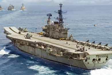 O Viraat foi o segundo porta-aviões da Índia (Indian Navy)
