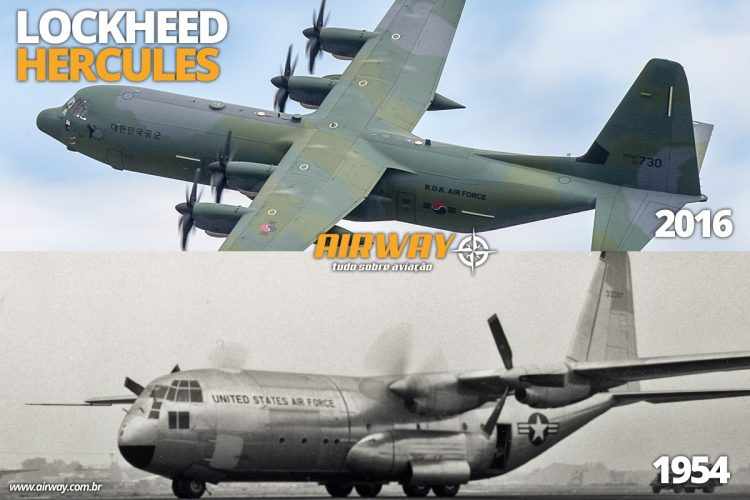 Lockheed C-130 Hercules, mais famoso avião de transporte militar da história