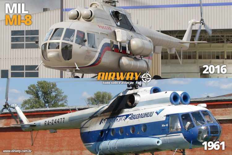 Mil Mi-8: helicóptero mais produzido no mundo
