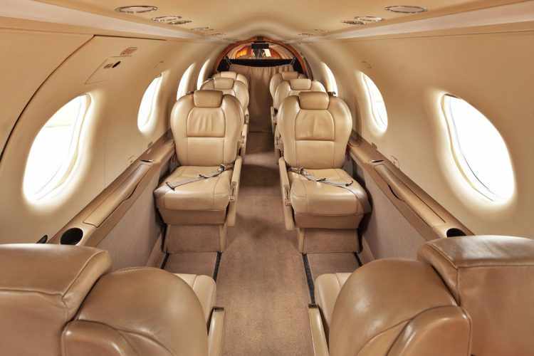 Interior do Pilatus PC-12