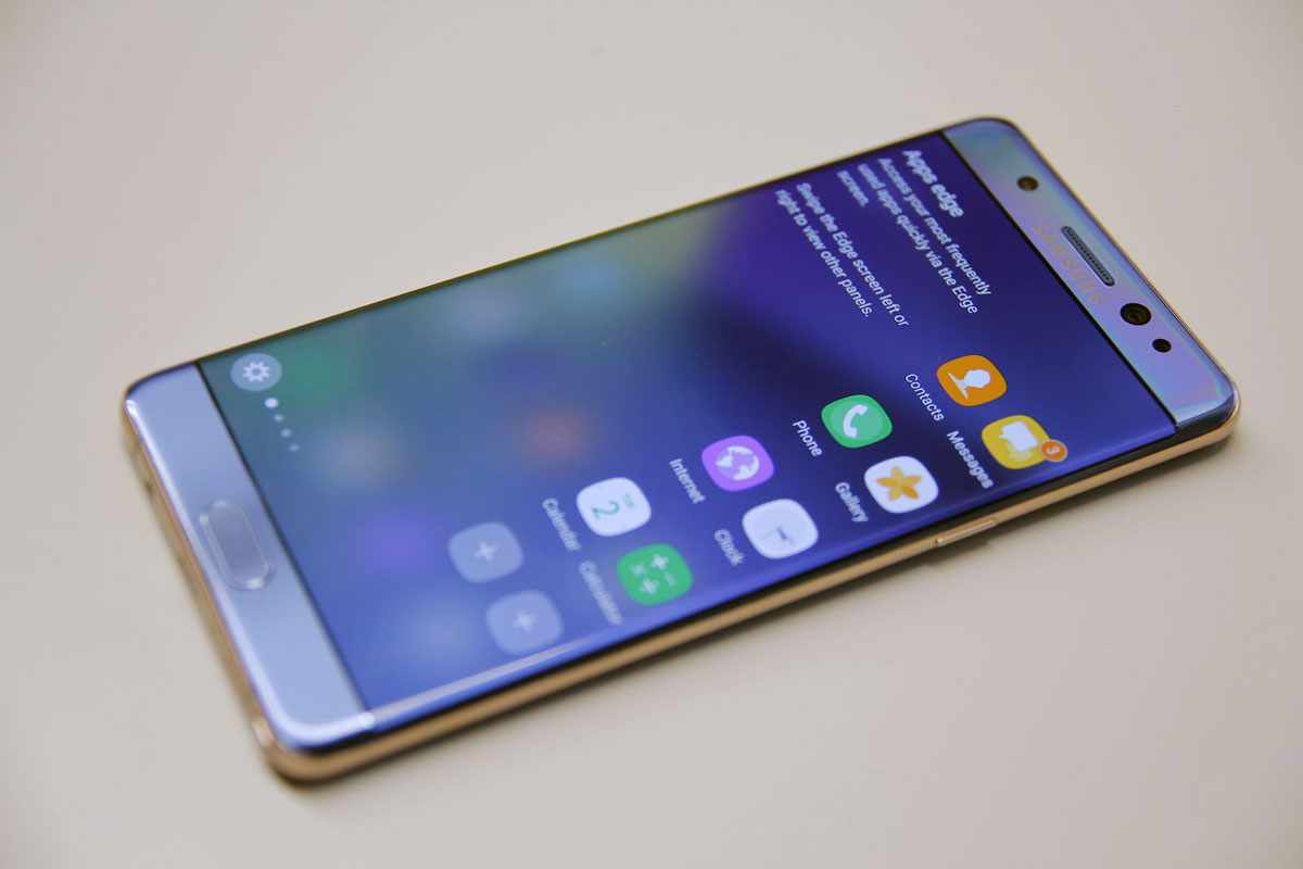 O smartphone Samsung Galaxy Note 7 ainda não foi lançado no Brasil (Divulgação)