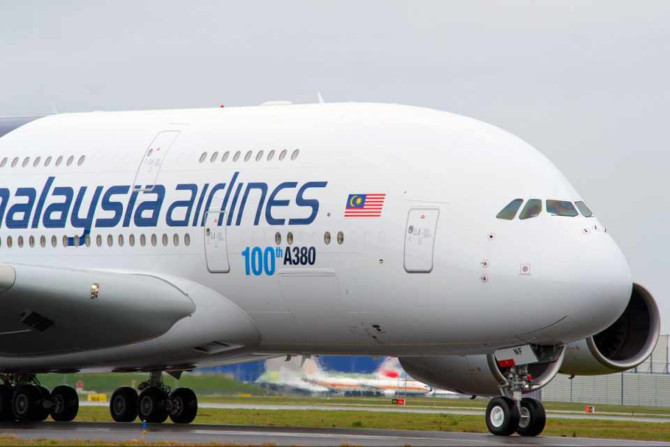 A Malaysia Airlines opera atualmente seis jatos da série A380 (Airbus)