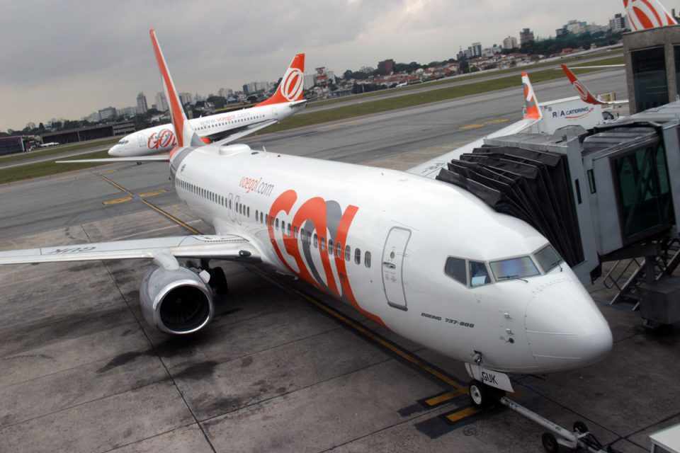 O primeiro Boeing da Gol com internet estreou na rota São Paulo - Brasília (Thiago Vinholes)