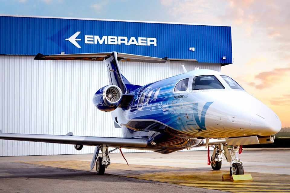 O Phenom 100EV será apresentado na BBAA –BACE, a maior feira de aviação executiva do mundo (Embraer)