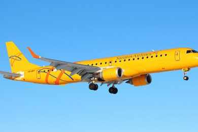 A Saratov Airlines é o único cliente da Embraer na Rússia, com jatos E195 (Ruslan Denisnov)