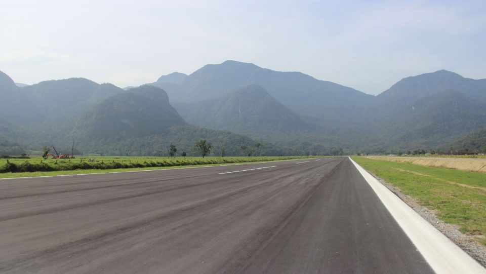 Quase um "Santos Dumont": a pista do condomínio de 1.270 metros de comprimento (Thiago Vinholes)