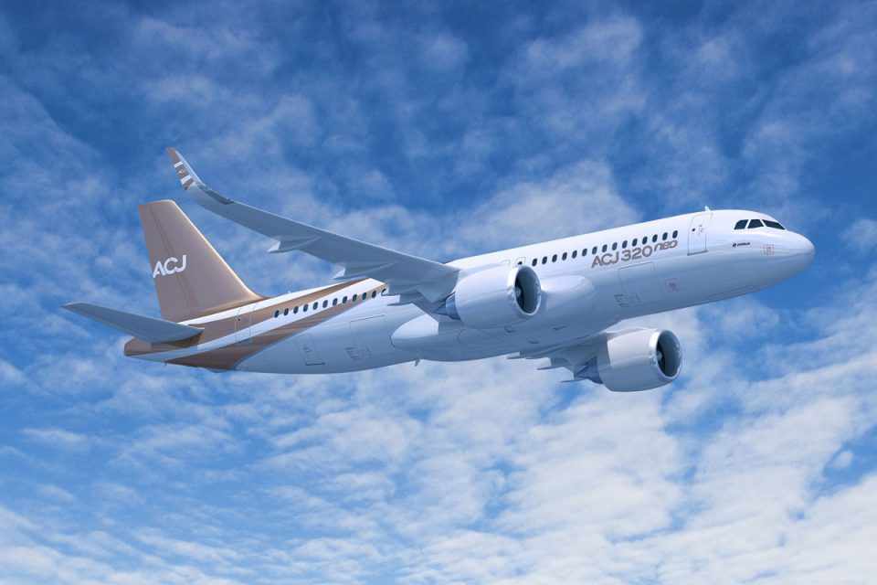 O A320neo executivo pode permanecer voando por até 13 horas (Airbus)