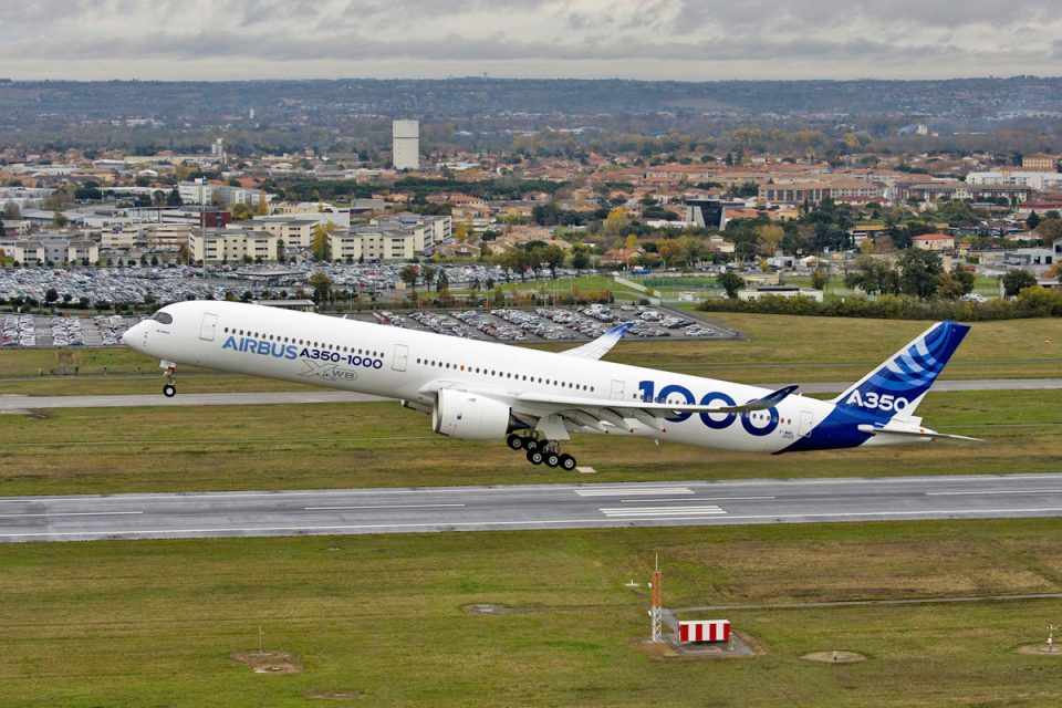 Os voos de teste da Airbus são realizadas a partir de sua fábrica, em Toulouse (Airbus)