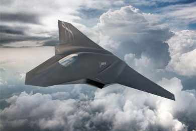 O caça conceitual da Boeing tem elementos típicos dos chamados "aviões invisíveis" (Boeing)
