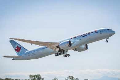 Air Canada: Boeing 787-8 em dezembro e maior 787-9 a partir de março de 2017