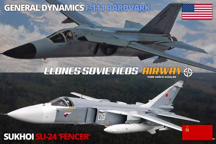 F-111 vs. Su-24: o Sukhoi nem era tão parecido com o F-111, mas foi aperfeiçoado com base no jato americano