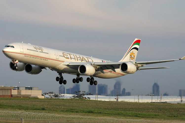 Airbus A340-600 da Etihad (foto: Mehdi Nazarinia)