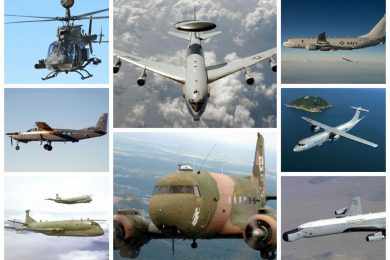 Muitos aviões concebidos para o uso comercial acabaram pegando em armas ao longo de suas carreiras