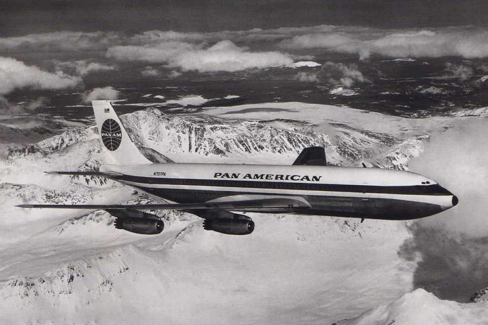 A Pan Am foi a companhia que estreou o Boeing 707 em rotas comerciais (Domínio Público)
