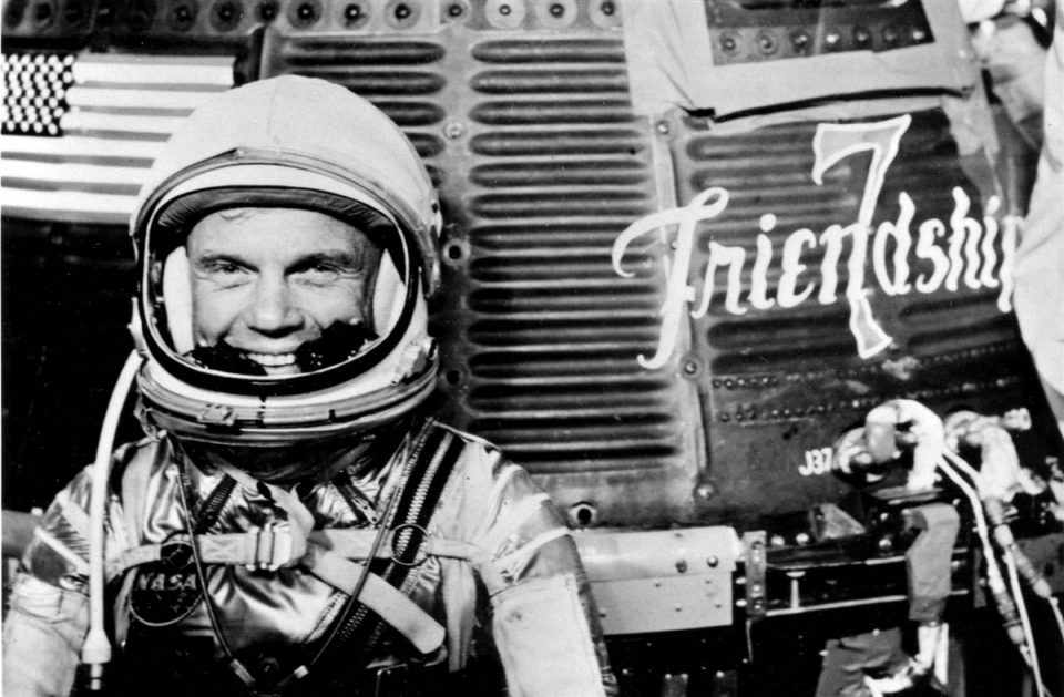 John Glenn foi o terceiro homem a visitar o espaço (Domínio Público)