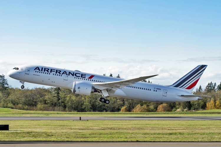 O primeiro Boeing 787 da Air France