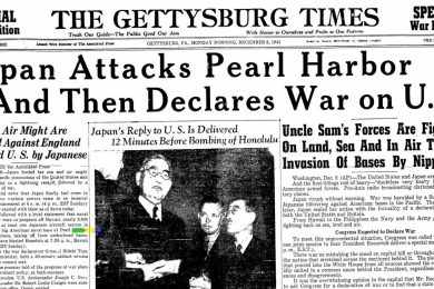 Após ser atacado no Havaí, os EUA entraram na Segunda Guerra Mundial (Domínio Público)