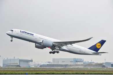 Lufthansa recebe primeiro Airbus A350