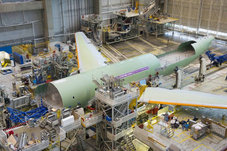 A Airbus vai fabricar cinco unidades do novo Beluga XL (Airbus)