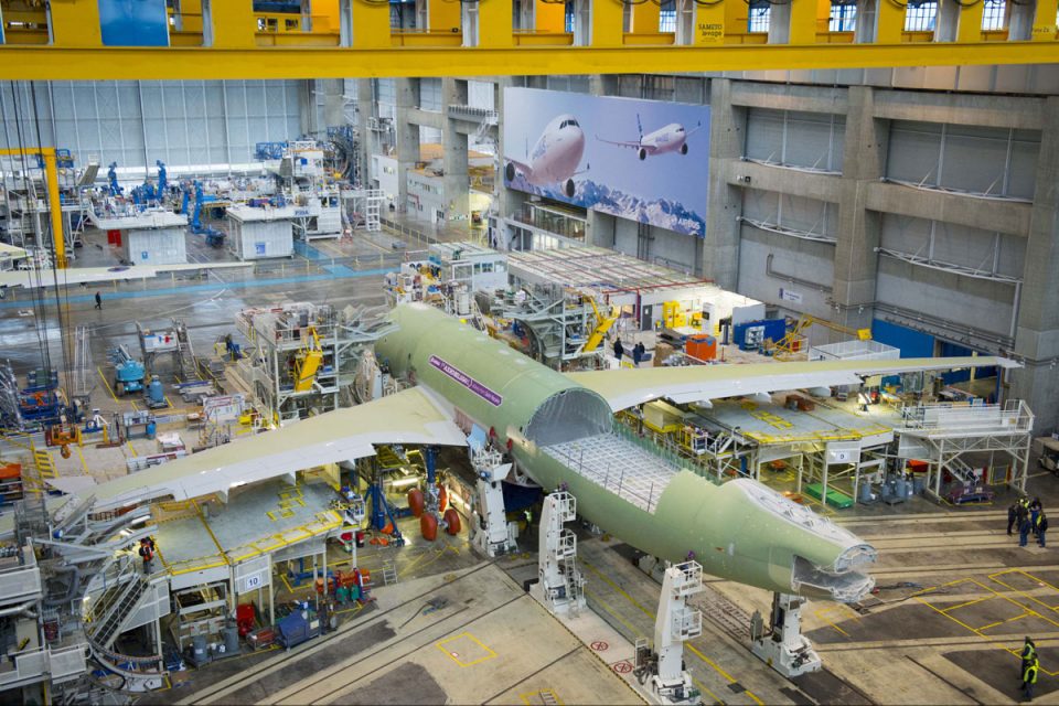 O Beluga XL está sendo fabricado em Toulouse, na França (Airbus)