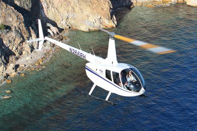 O R66 é o único helicóptero da Robinson com turbina (Divulgação)