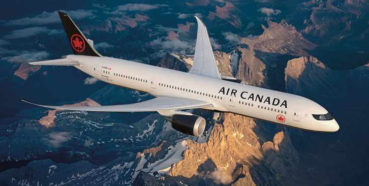 O Boeing 787 é a aeronave mais recente da frota da empresa (Air Canada)