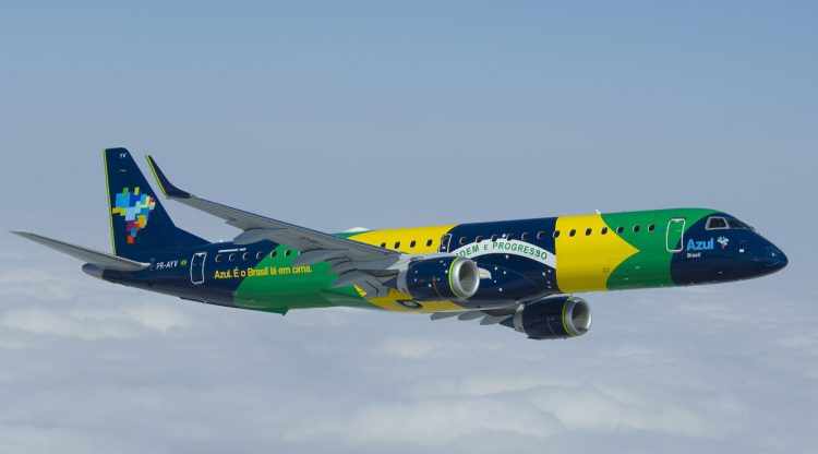 Embraer E195 “Brasil” (Gianfranco Beting/Azul)