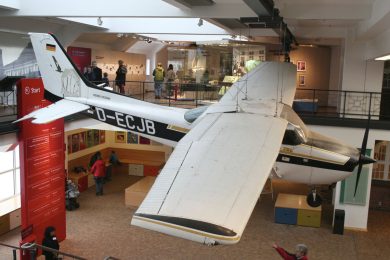 O Cessna D-ECJB está preservado no Deutsches Technikmuseum, em Berlim (Andrey Belenko)