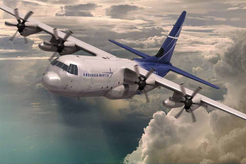 LM-100J é baseado na versão mais avançada do cargueiro, o Super Hercules (Divulgação)