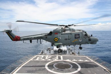 Westland Super Lynx foi projetado para opera a partir de embarcações (MB)