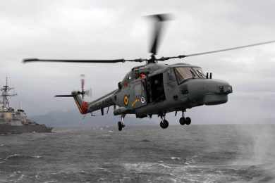 Westland Super Lynx foi projetado para opera a partir de embarcações (MB)