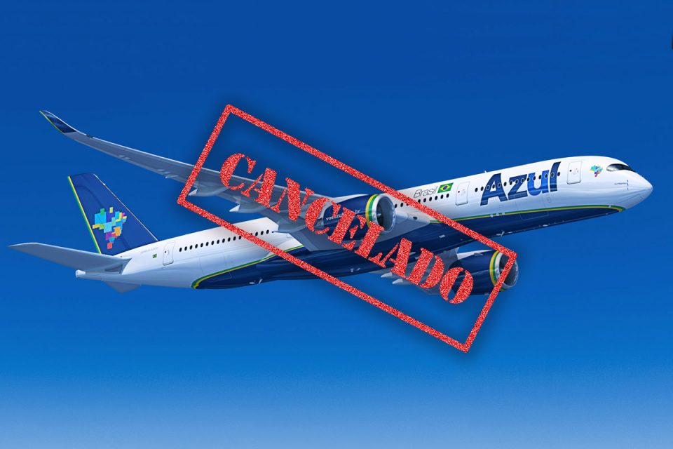 A Azul havia encomendado cinco jatos Airbus A350 (Divulgação)