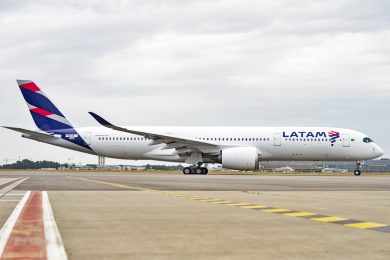 LATAM voltará a expandir voos com o novo Airbus A350 em 2018