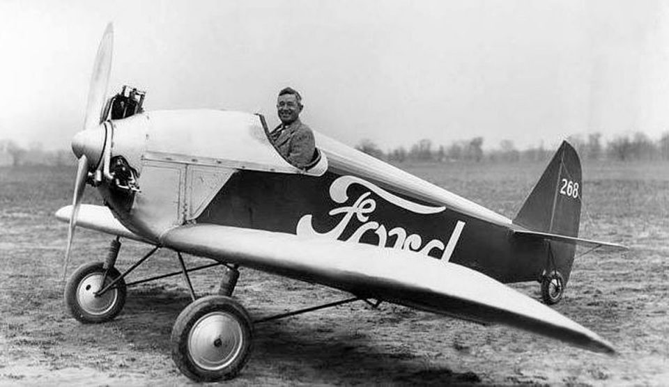 o Ford Flivver foi proposto por Henry Ford como o "Ford T dos ares" (Domínio Público)
