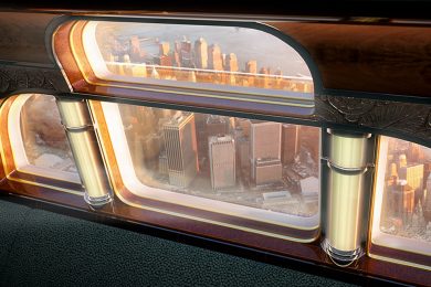 A janela panorâmica é destaque nas versões Hollywood e Manhattan (Embraer)