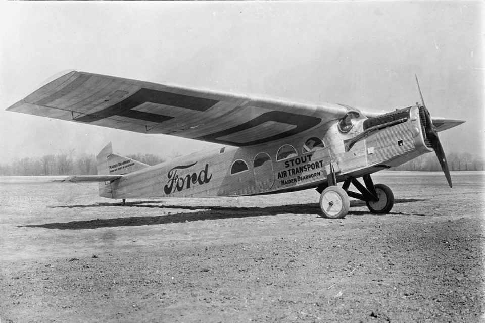 Parte do desenvolvimento do Stout 2 AT-2 foi bancado pela Ford, no início dos anos 1920 (Domínio Público)