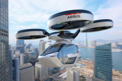 Segundo a Airbus, o módulo aéreo poderá voar a 100 km/h (Airbus)